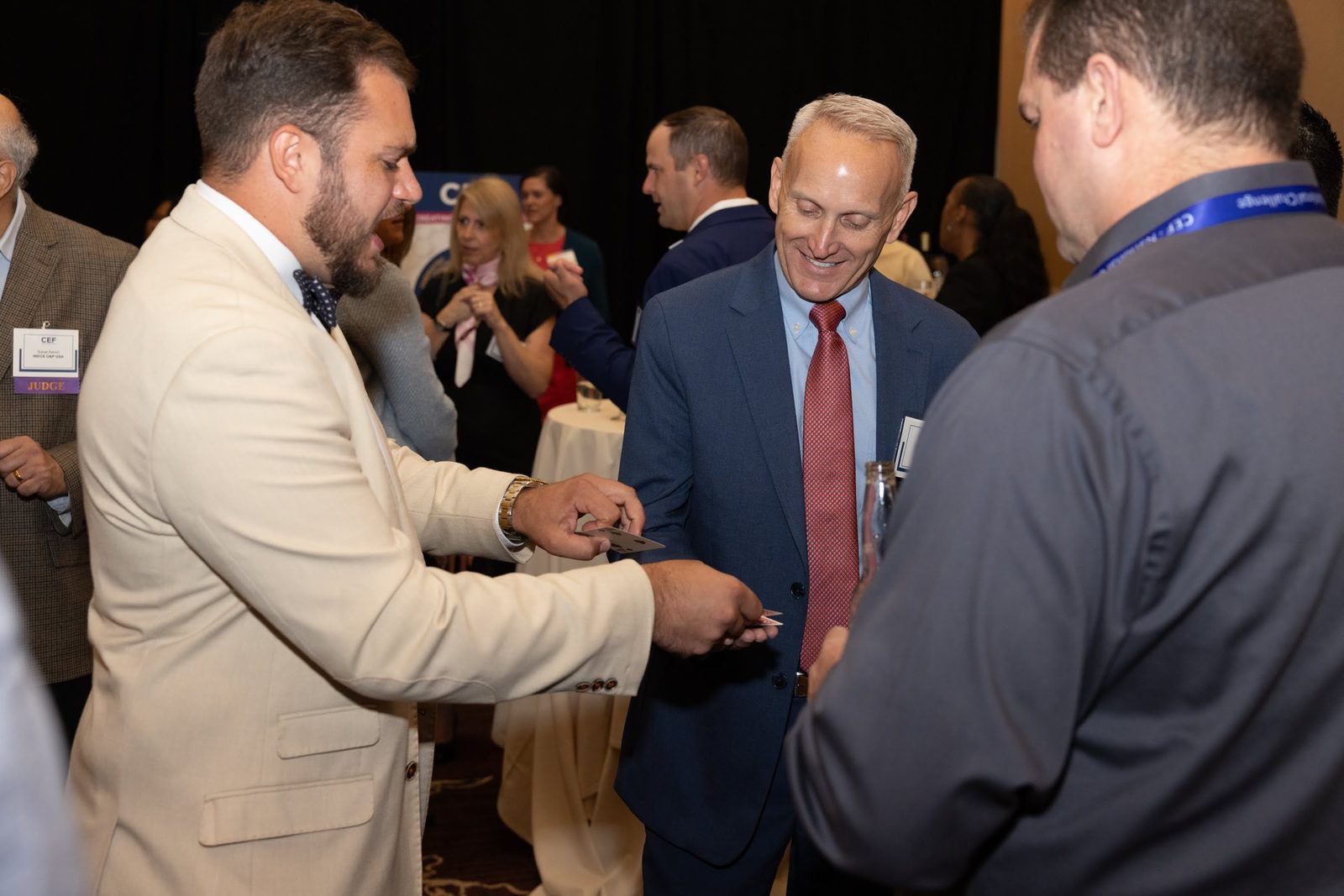 Branded magic at a corporate reception